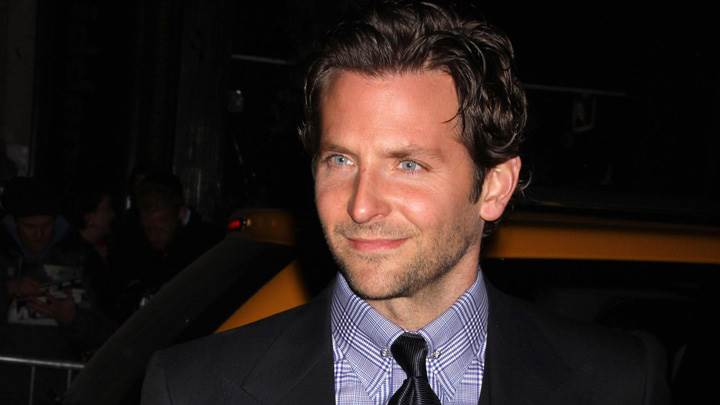 Bradley Cooper Smiling And Looking Smart In Black Coat